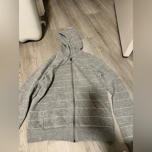Nike zip up hooded sweatshirt
